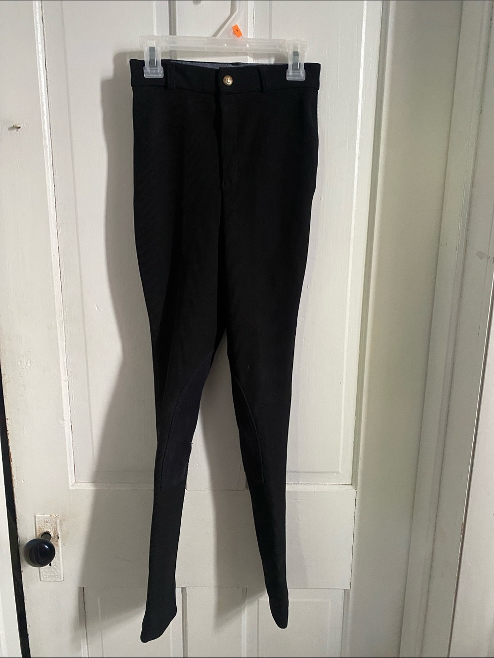 Ribbed Black Riding Breeches Pants - Jodpurs Classic Fit